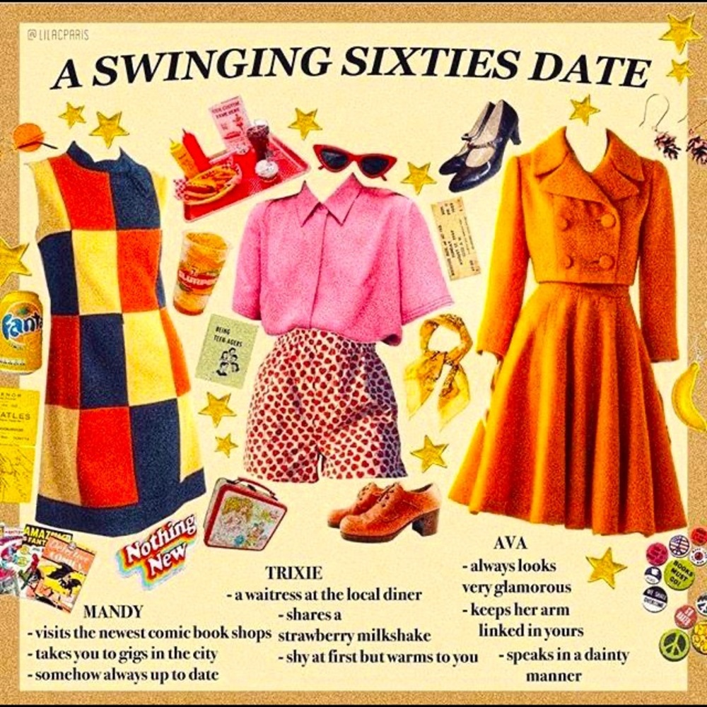 Retro theme five-item clothing mystery box!